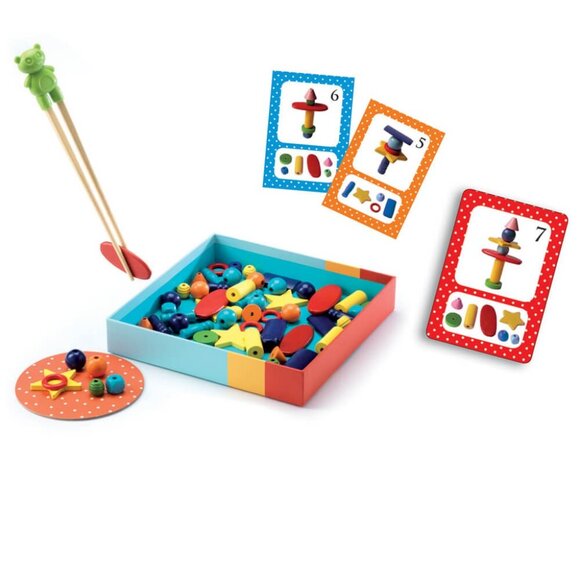 New Sealed Djeco Game Totem Zen-Balance, building & Chopsticks Skill Fun Game 🥢 - Picture 8 of 12